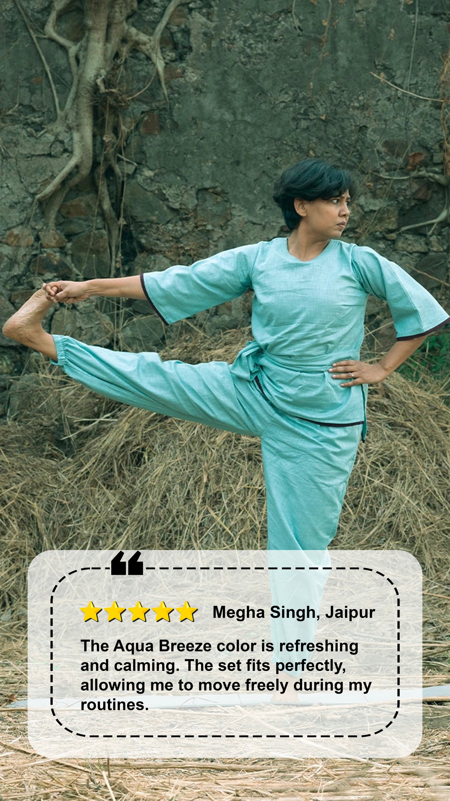 Shakti Yoga Set- Aqua Breeze