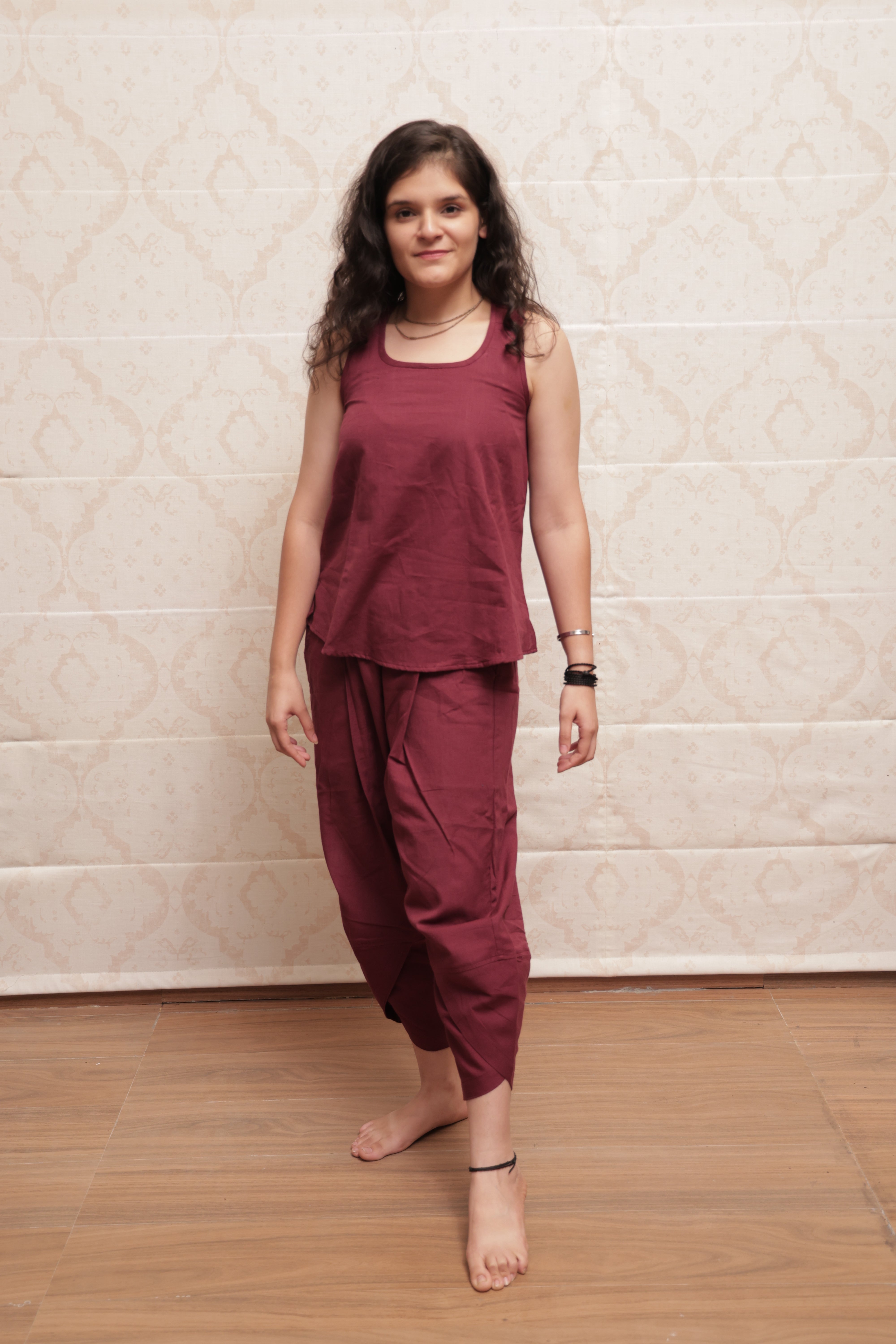 Dhara Yoga Set- Maroon
