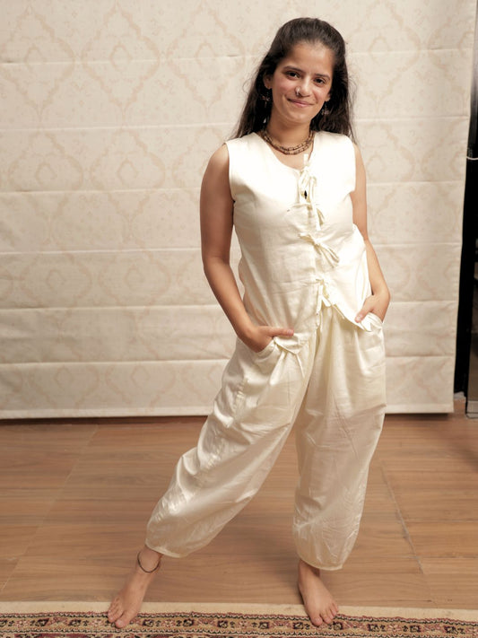 Sama Yoga Pants- Cream