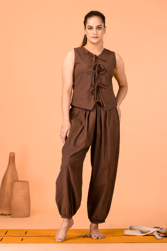 Sama Yoga Set- Brown