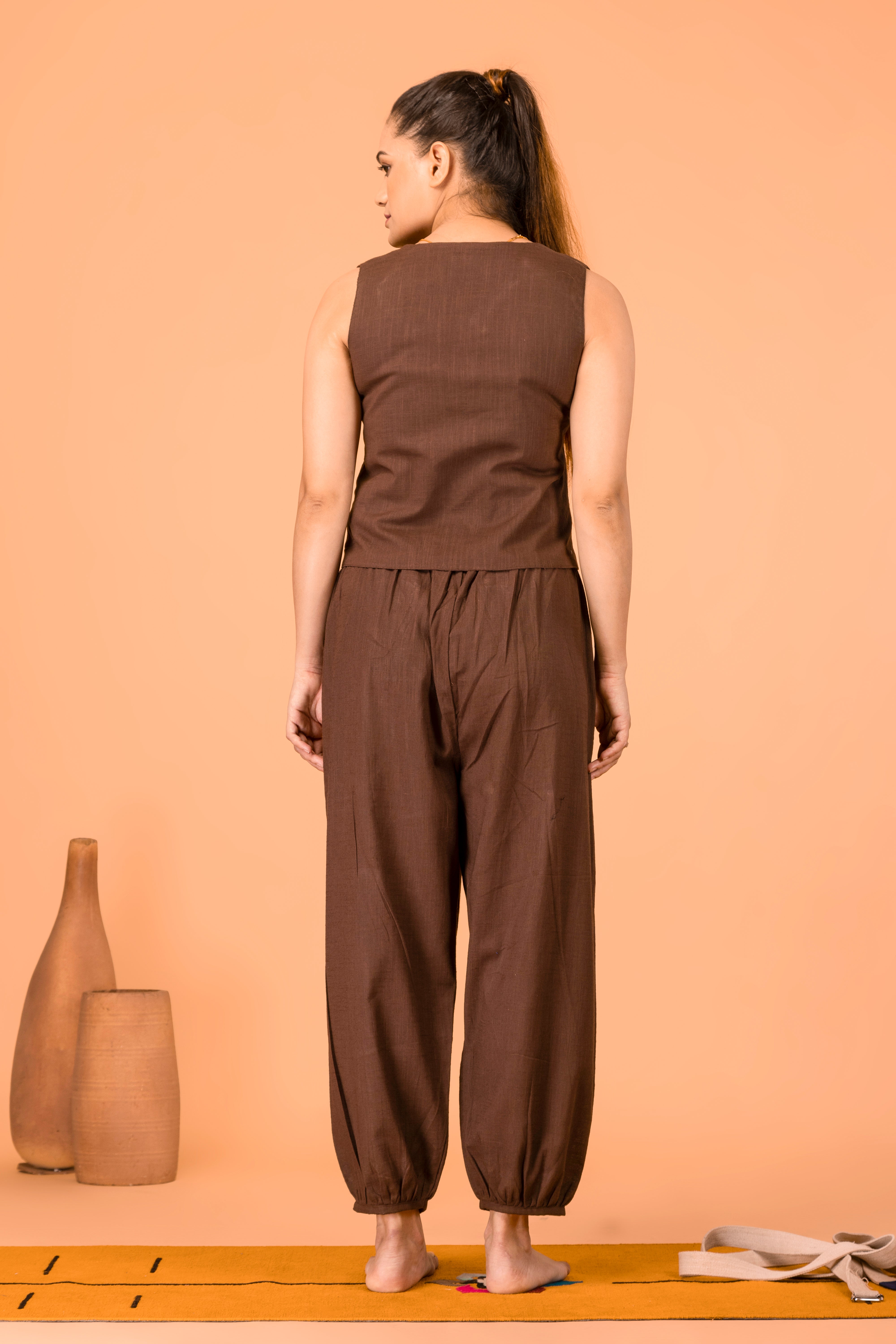Sama Yoga Pants- Brown