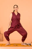 Angrakha Top - Maroon | Arya