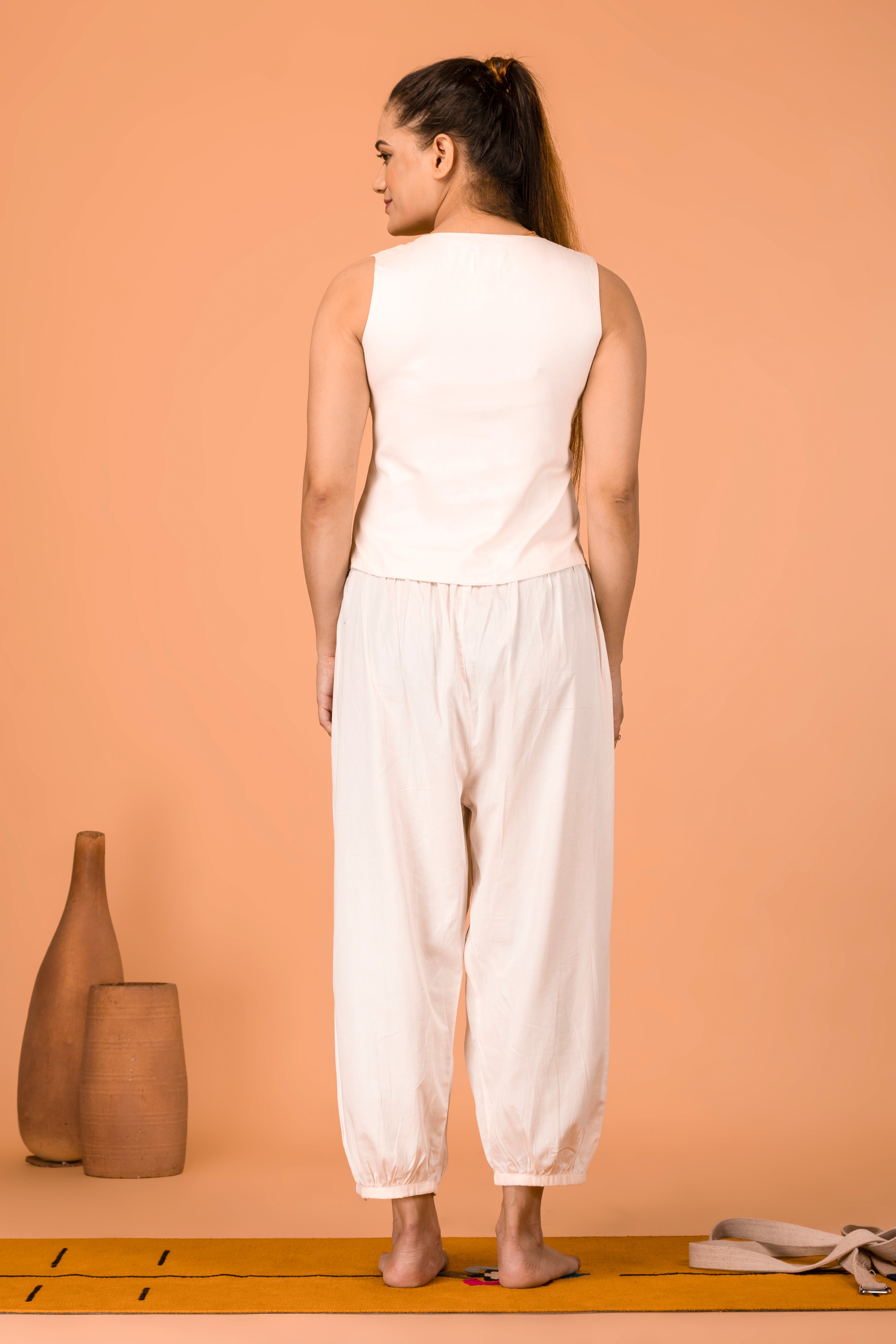 Sama Yoga Pants- Cream