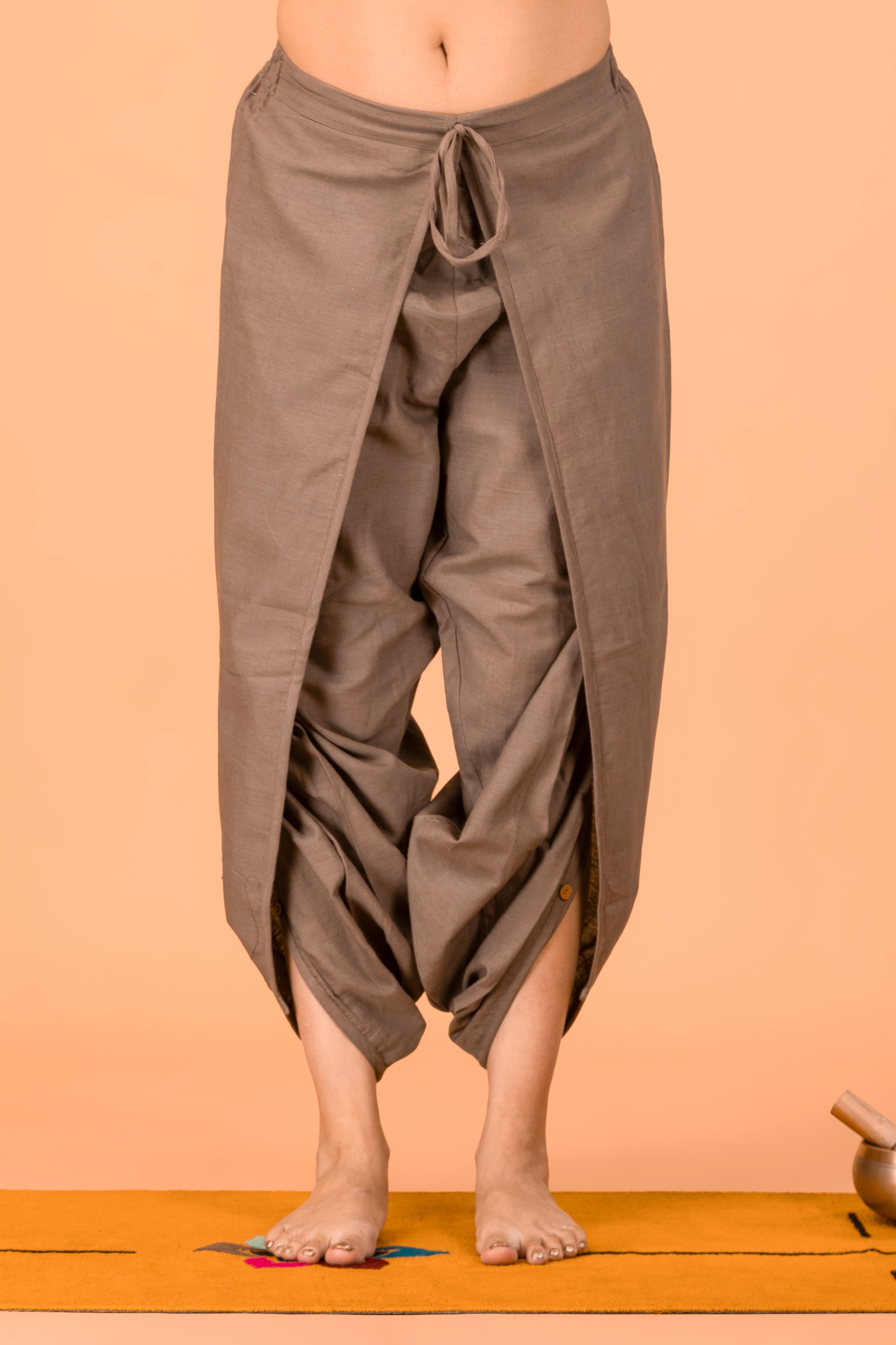 Dhoti Yoga Pants for Women - Olive | Arya