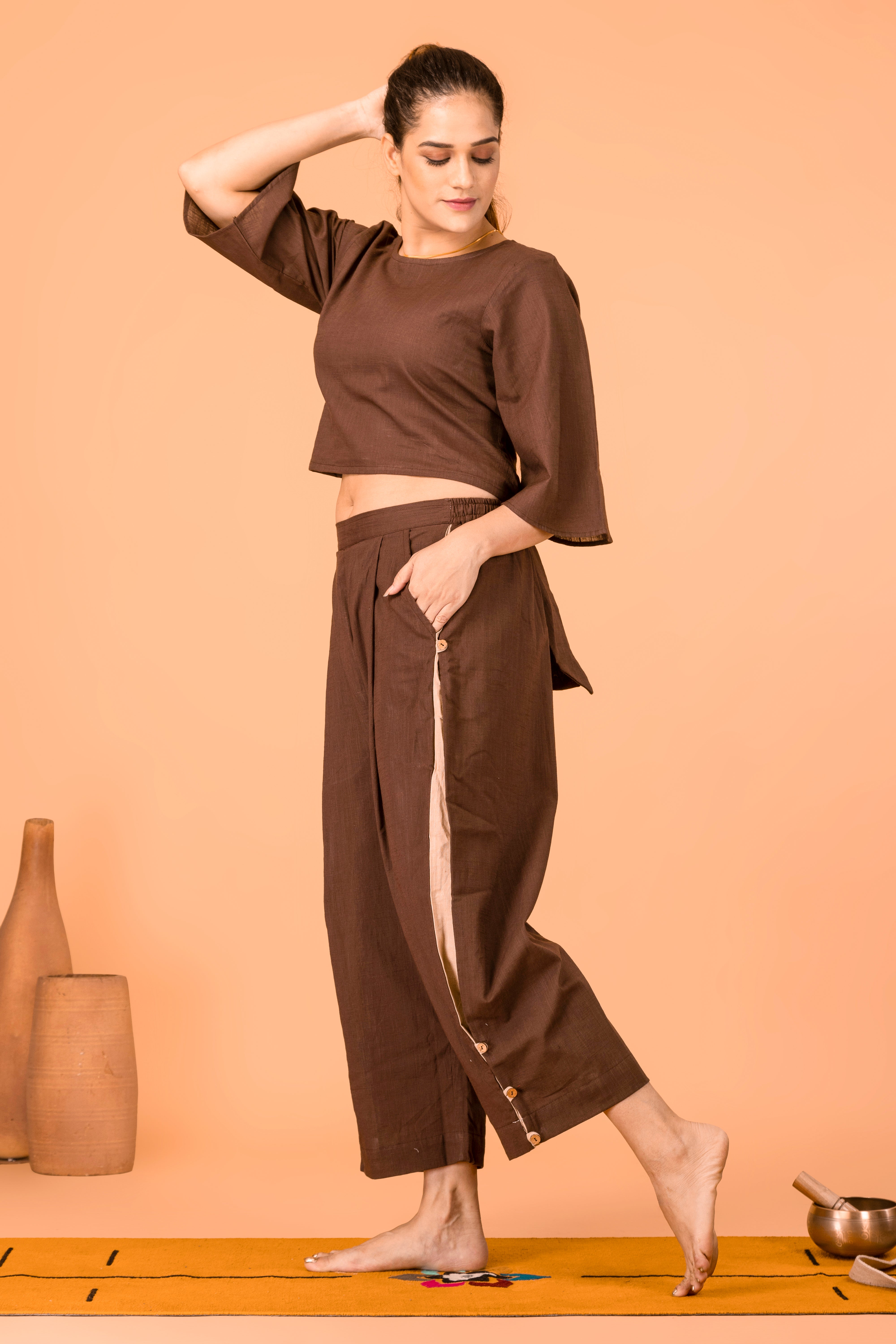 Tula Yoga Set- Brown