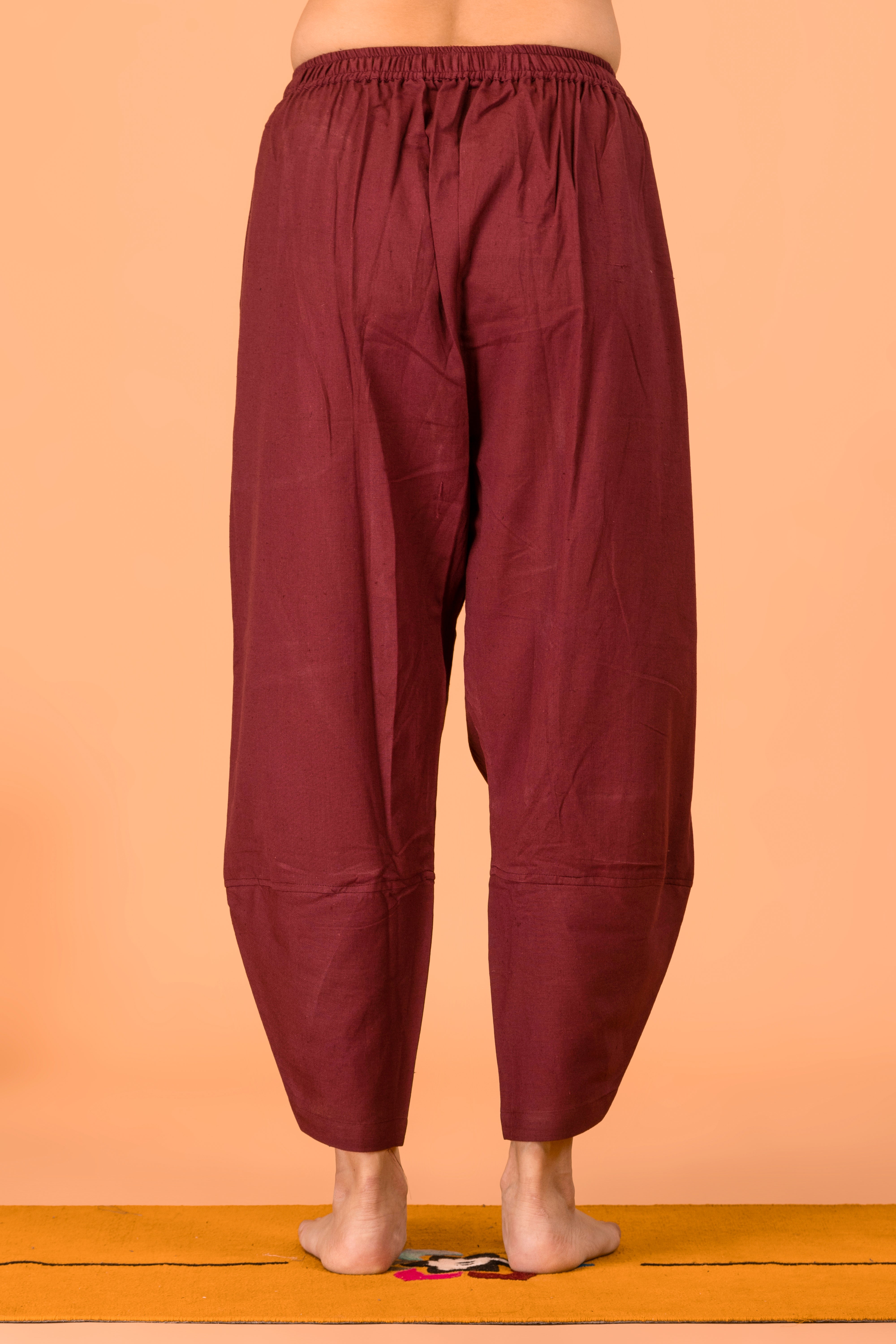 Dhara Complete Women Cotton Yoga Set | Maroon