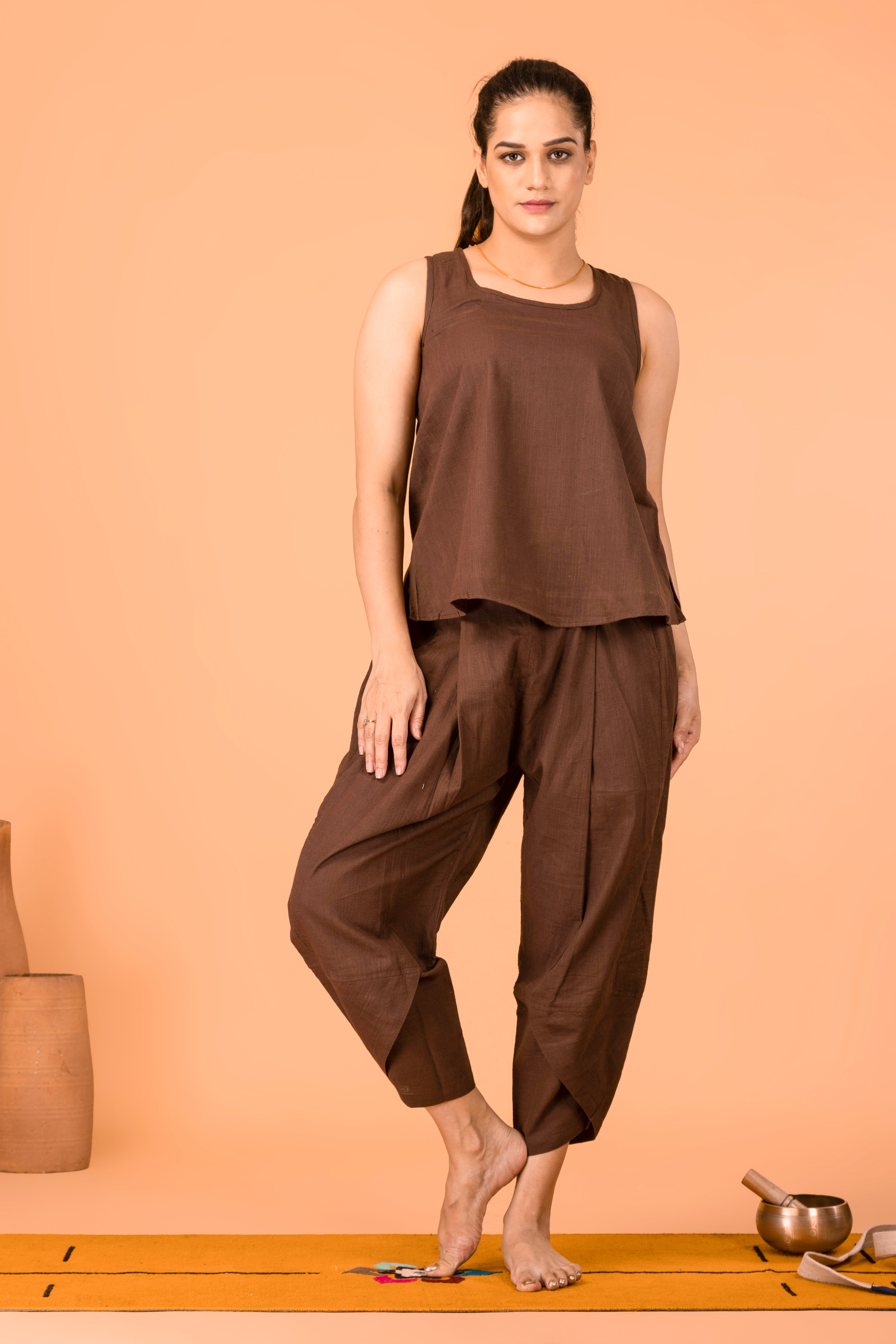 Dhara Yoga Pants Earthy Brown Lumina Breeze dhara-yoga-pants-earthy-brown-lumina-breeze