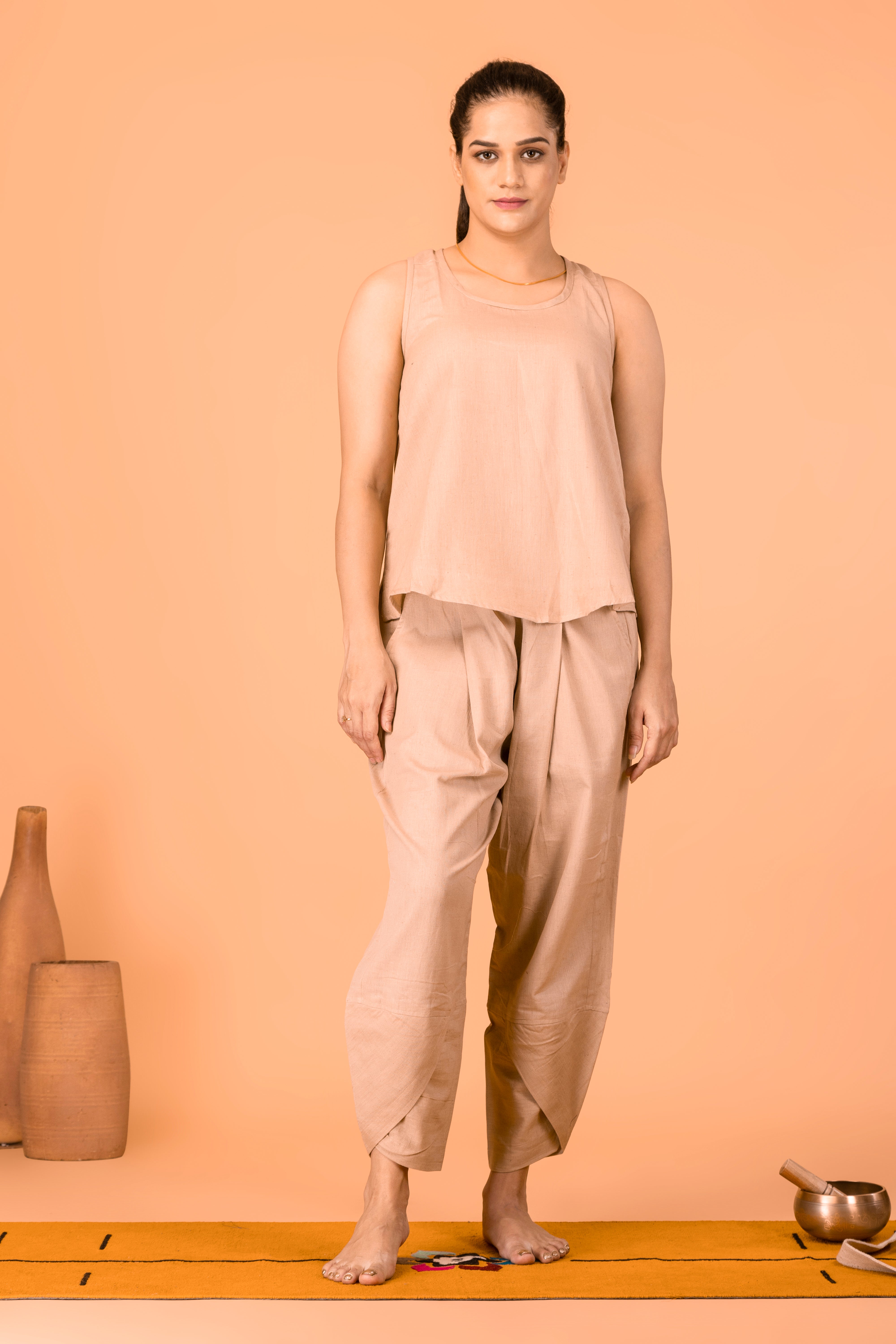 Dhara Yoga Set- Beige