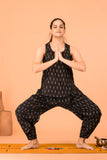Dhara Yoga Pants- Ikat Black
