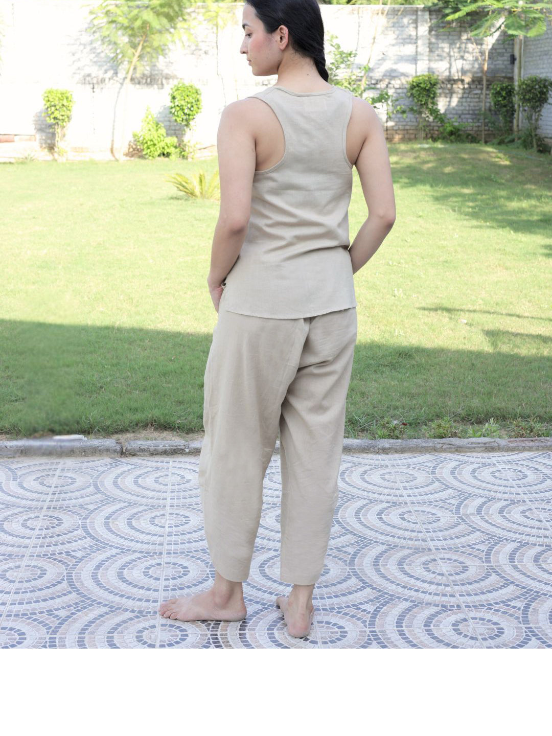 Dhara Yoga Set- Beige