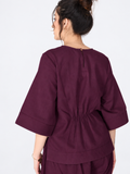 Shakti 2.0 Complete Women Cotton Yoga Set| Plum