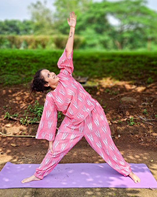 Shakti Yoga Set- Pestal Pink