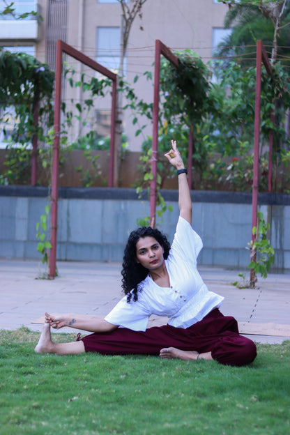 Bhakti Yoga Set- Maroon Mirrage