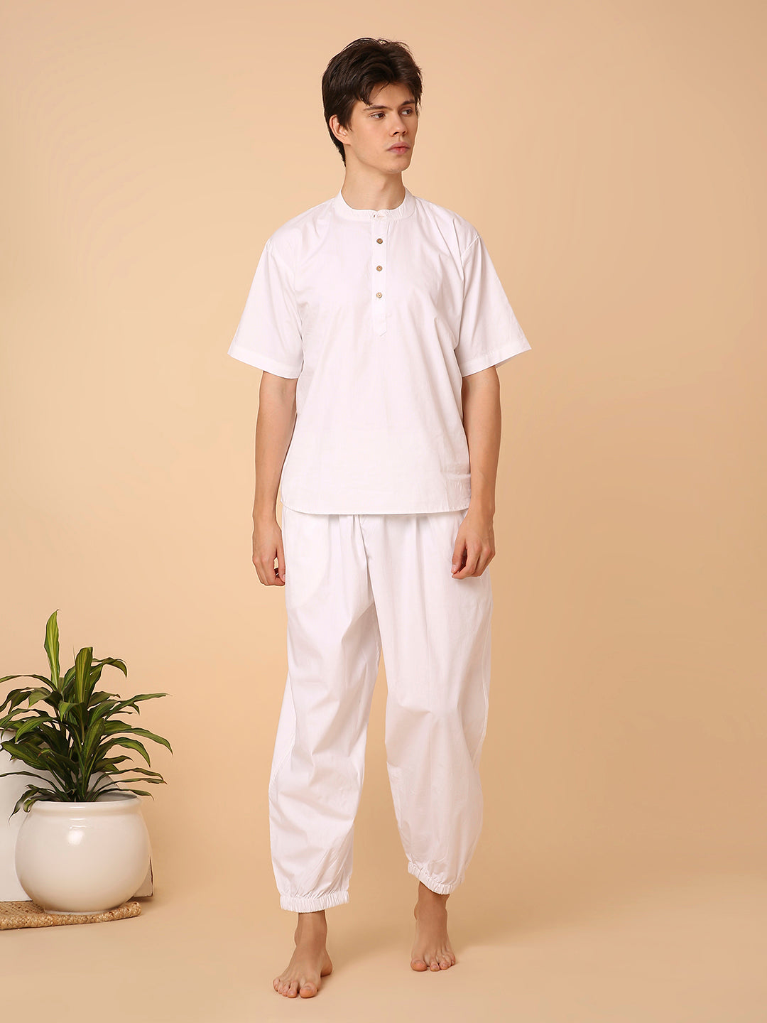 Sattva Yoga Pants- WhiteGlow