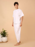 Sattva Yoga Pants- WhiteGlow