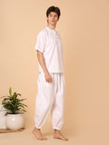Sattva Yoga Pants- WhiteGlow