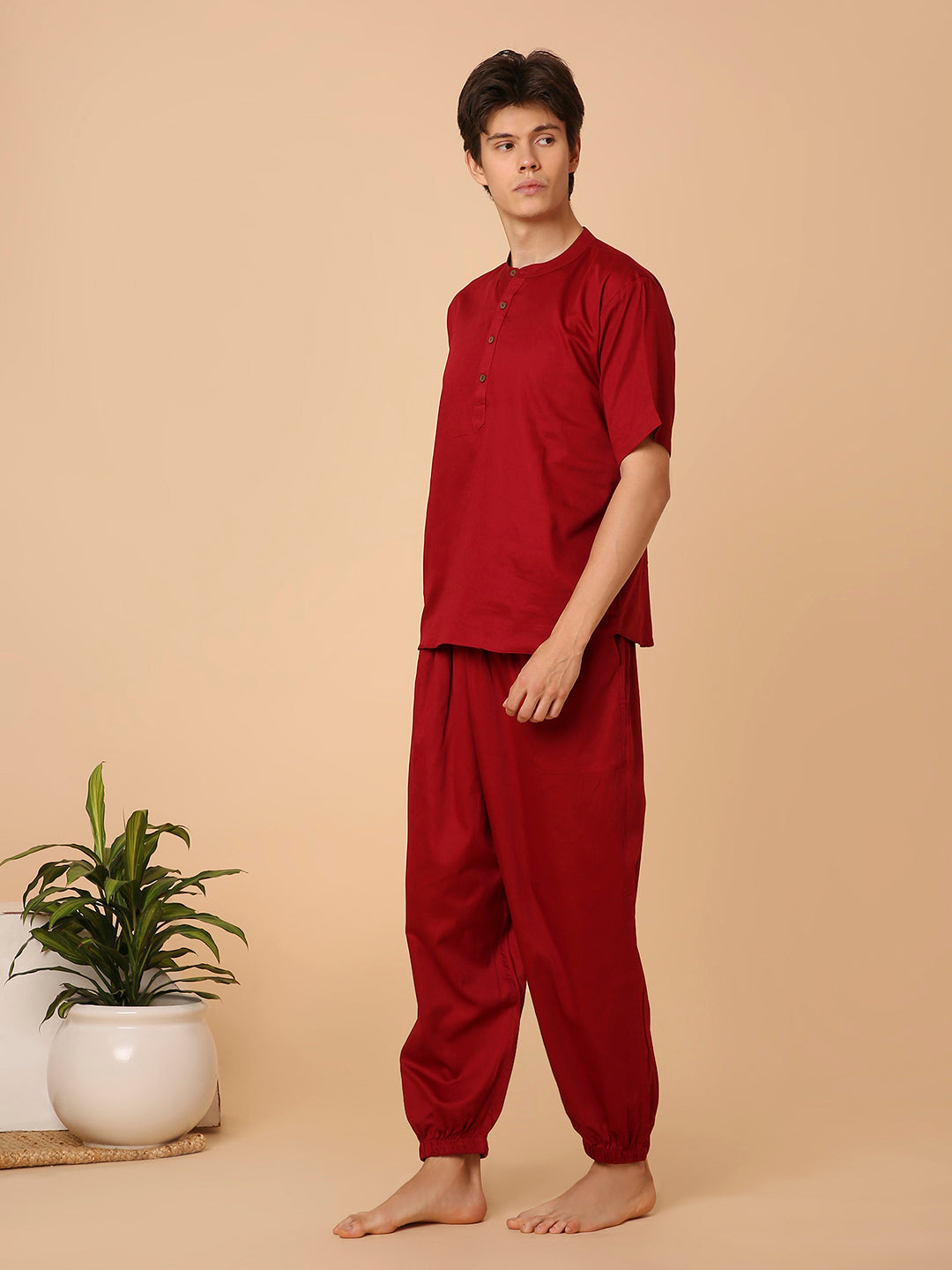 Sattva Yoga Pants- Ruby Radiance