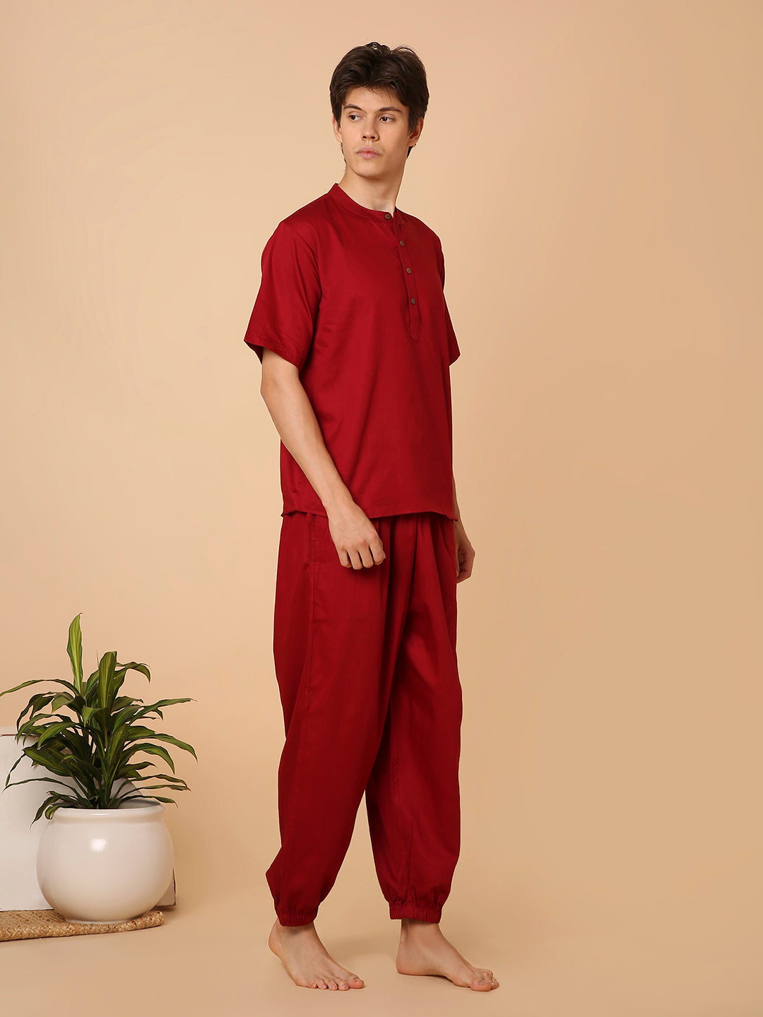 Sattva Yoga Pants- Ruby Radiance