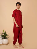 Sattva Yoga Pants- Ruby Radiance