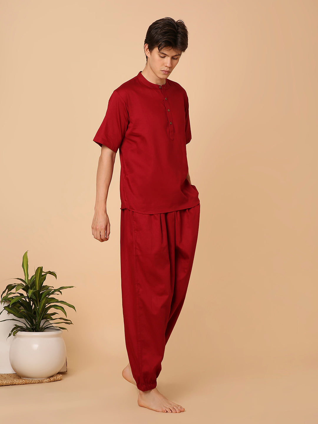 Sattva Yoga Pants- Ruby Radiance