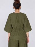 Shakti 2.0 Complete Women Cotton Yoga Set| Olive