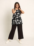 Summer Breeze Coord Set- Black Charm