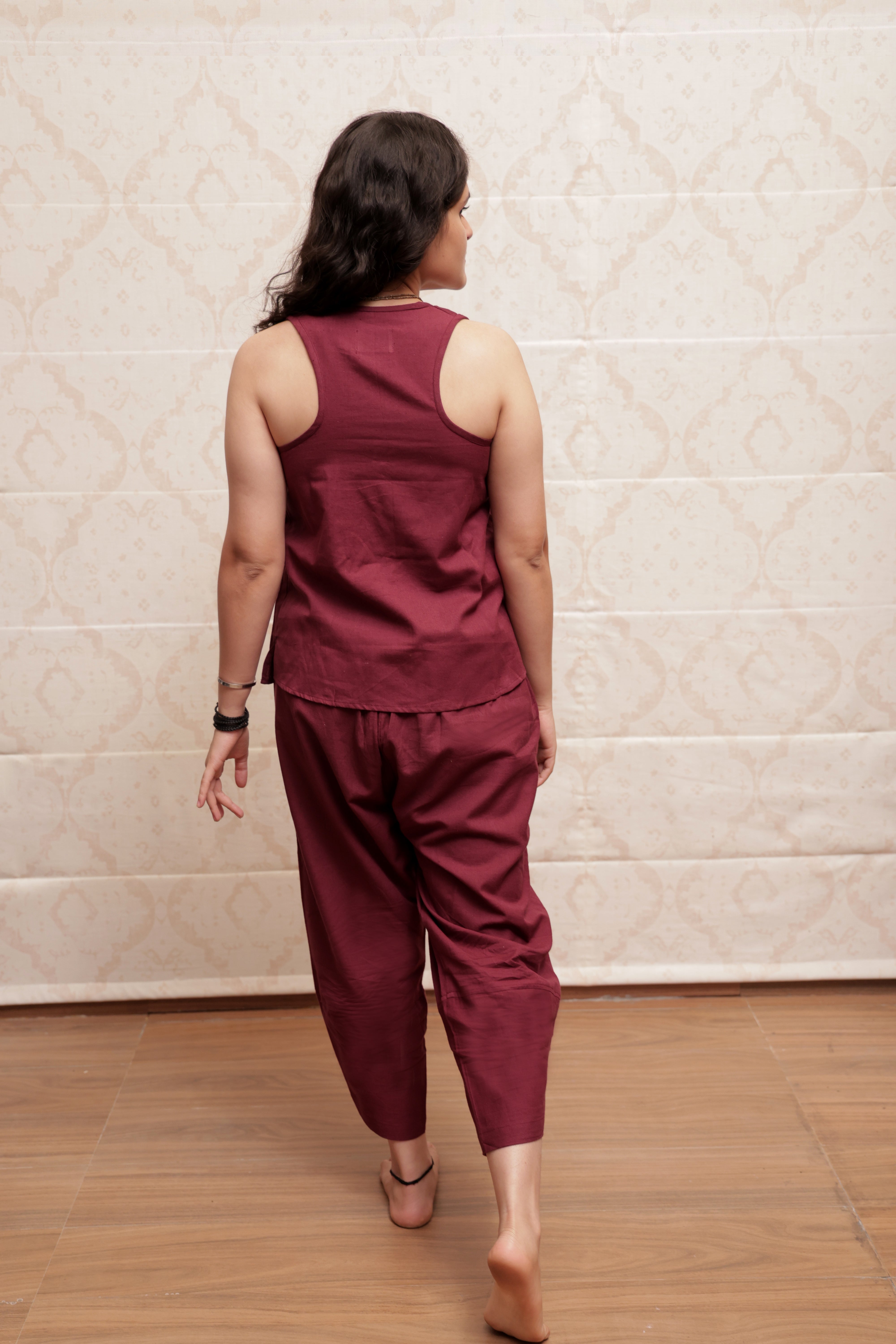 Dhara Yoga Set- Maroon