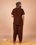 Cotton Yoga Set for Men- Brown | Veer