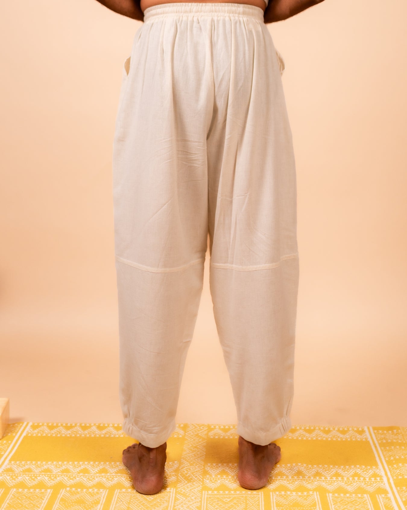 Cotton Yoga Set for Men- Off White | Veer