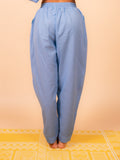 Cotton Yoga Baggy Pants for Women- Powder Blue | Aarohi
