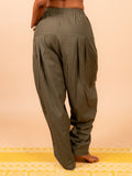 Cotton Yoga Co-ord Set for Women- Olive Green | Ira