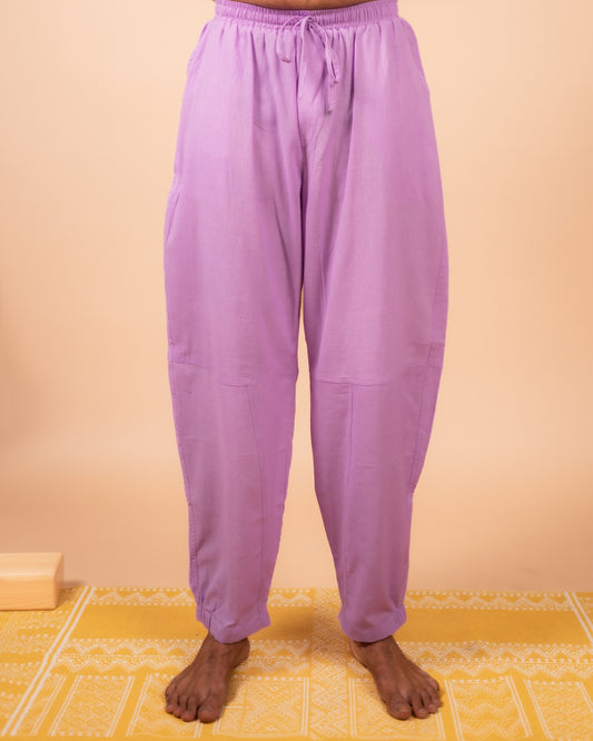 Cotton Yoga Balloon Pants for Men- Lavender | Veer