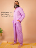 Cotton Yoga Set for Men- Lavender | Tejas