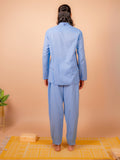 Cotton Yoga Set for Men- Powder Blue | Tejas