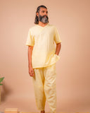 Cotton Yoga Balloon Pants for Men- Butter Yellow | Veer