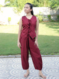 Sama Yoga Pants- Maroon
