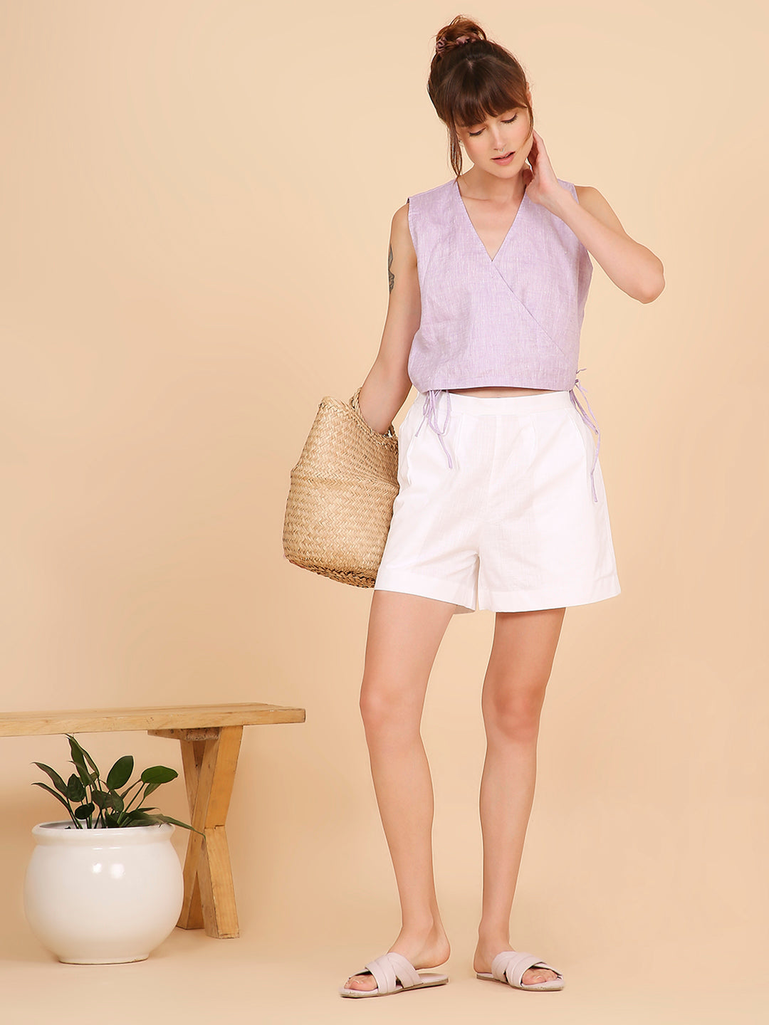 Flow Shorts - White