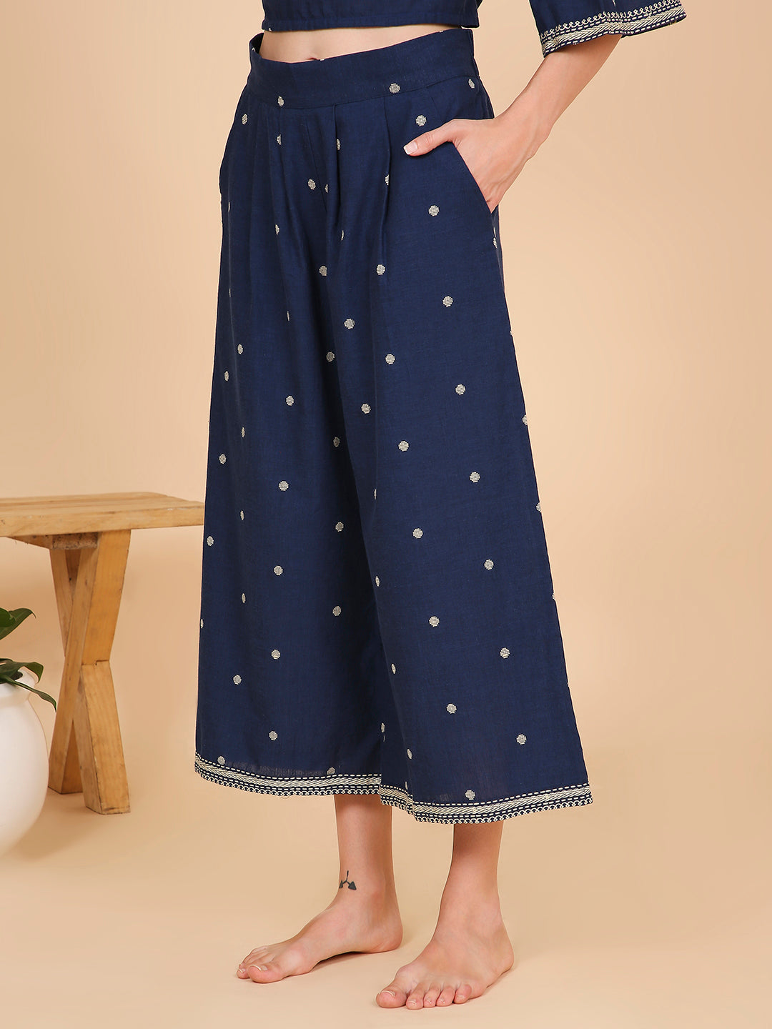 Blue Lumina Lounge Top