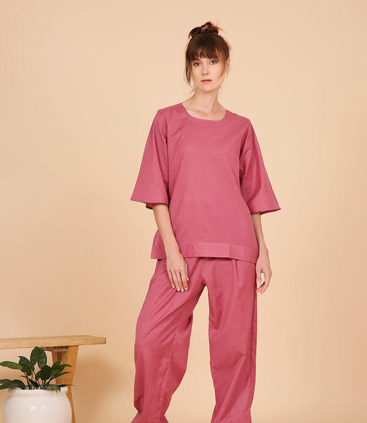 Shakti Yoga Top- Dusky Pink
