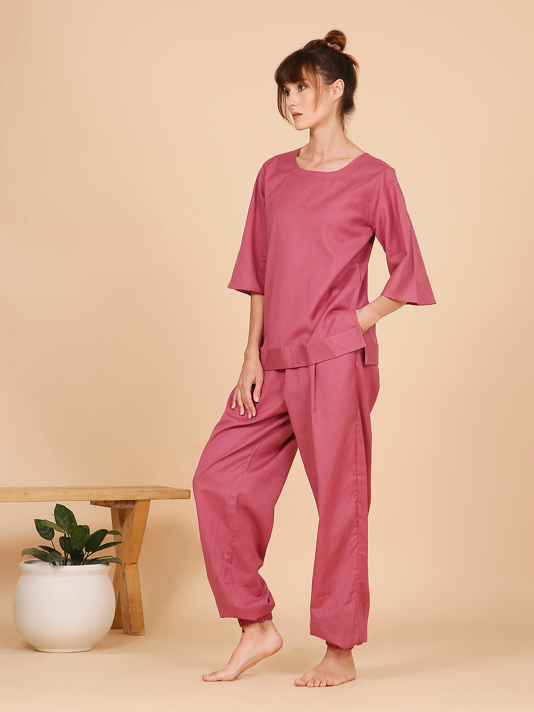 Shakti Yoga Pants- Dusky Pink