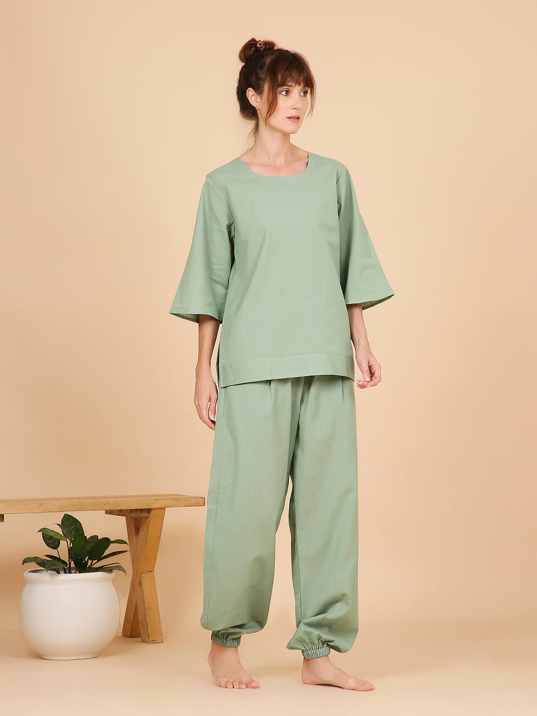 Shakti Yoga Top- Aqua breeze