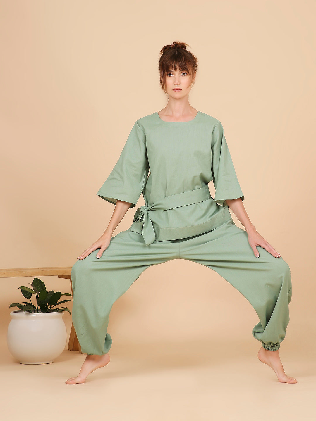 Shakti Yoga Top- Aqua breeze