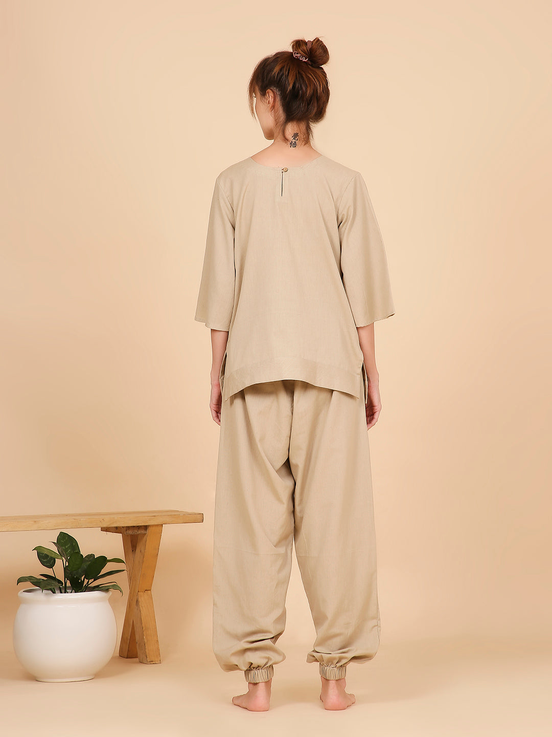 Shakti Yoga Pants- Sand Whisper