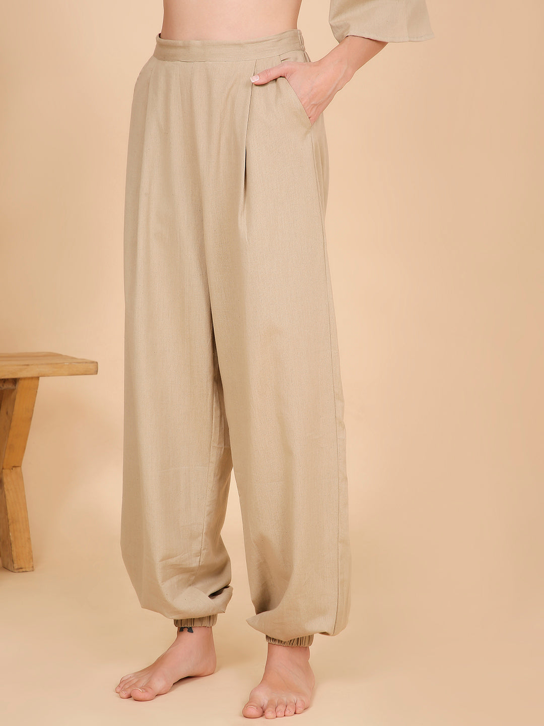 Shakti Yoga Pants- Sand Whisper