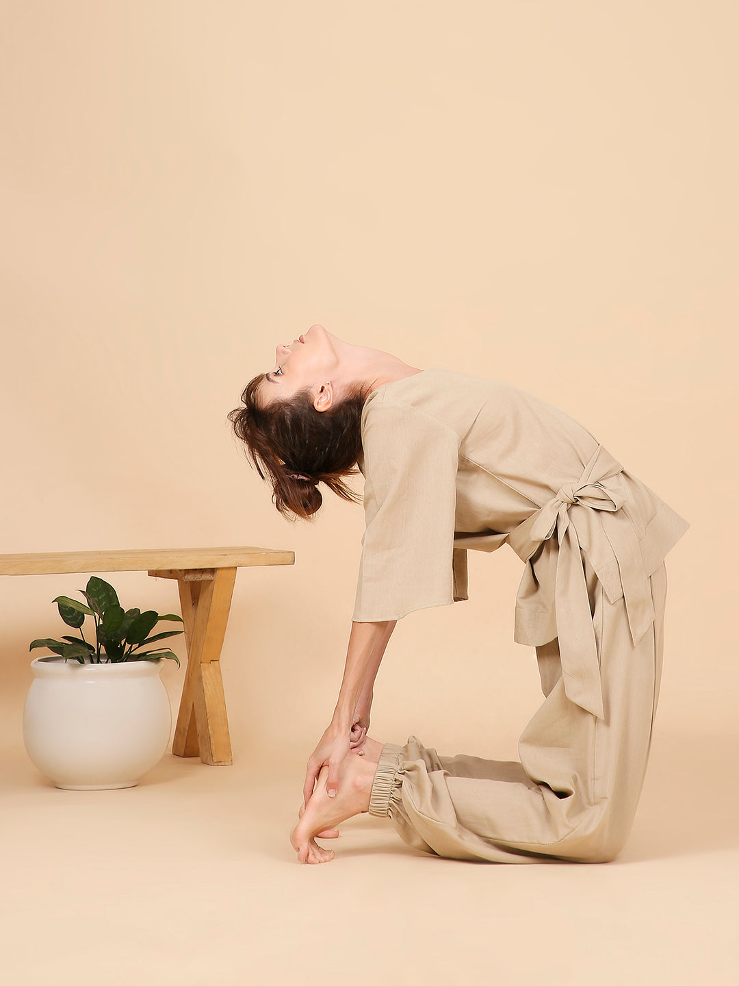 Shakti Yoga Pants- Sand Whisper
