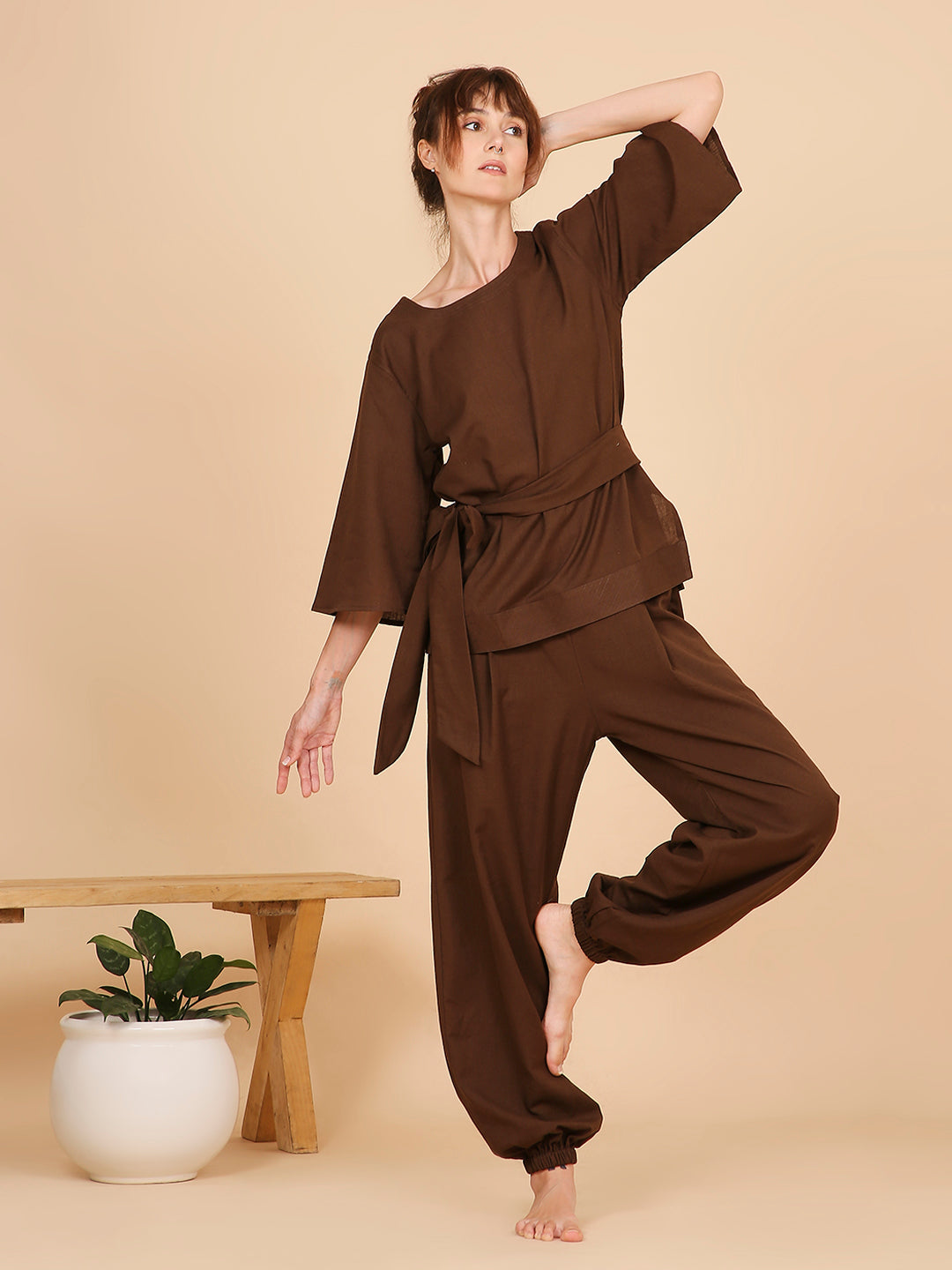 Shakti Yoga Set- Earthy Brown