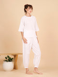 Shakti Yoga Pants- Prestine White