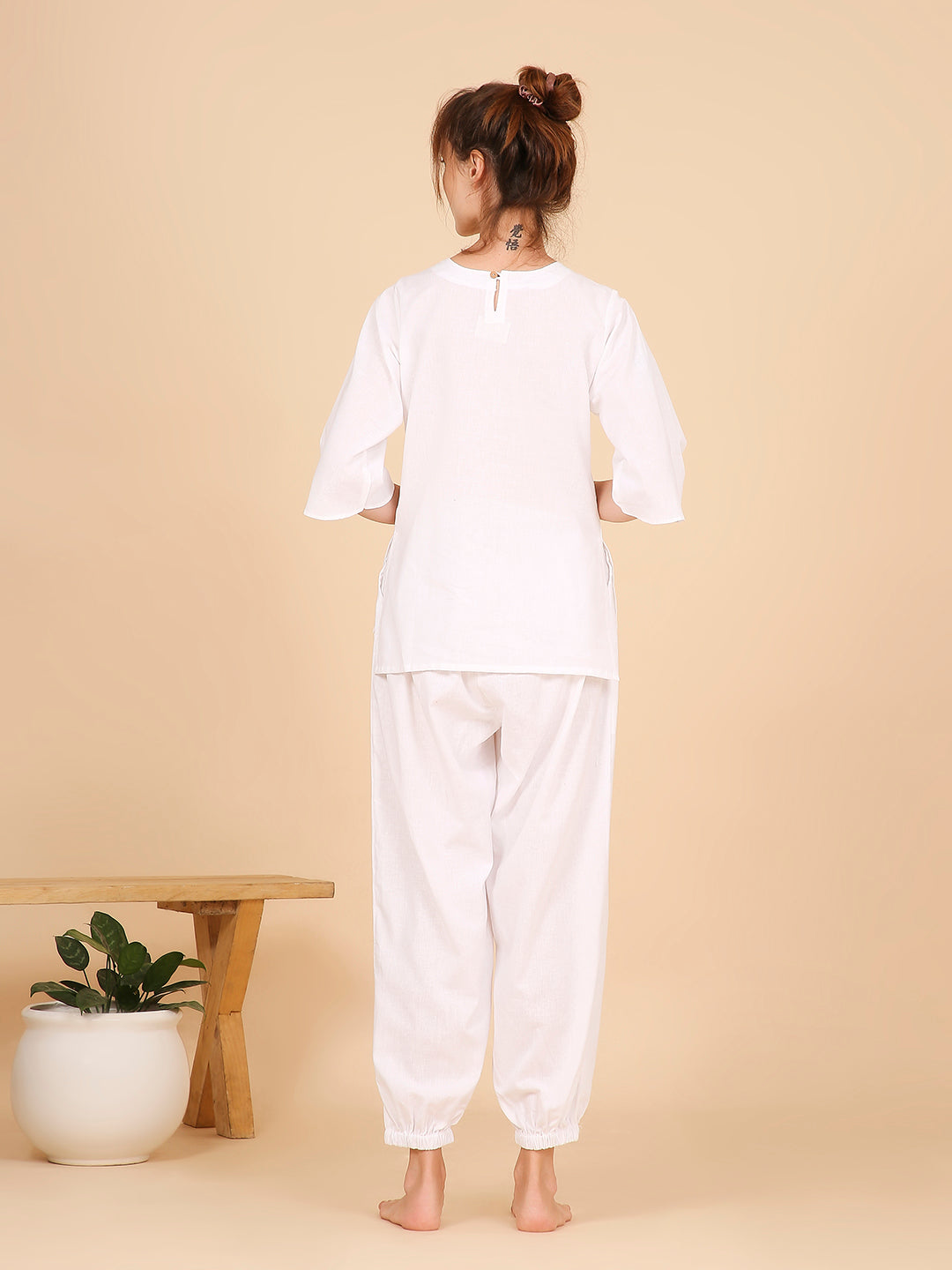 Shakti Yoga Pants- Prestine White