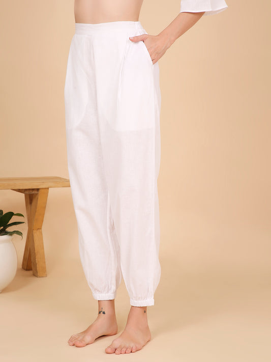 Shakti Yoga Pants- Prestine White
