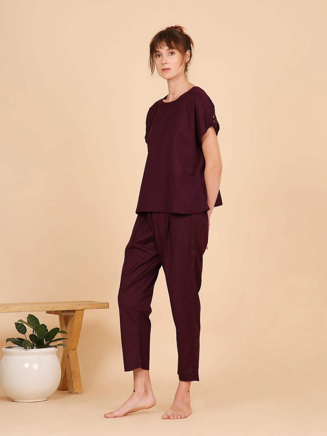 Mukti Yoga Set- Plum Pulse